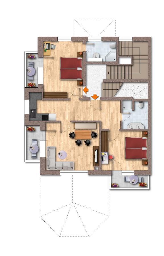 Appartement Partoll Mayrhofen Bagian luar foto